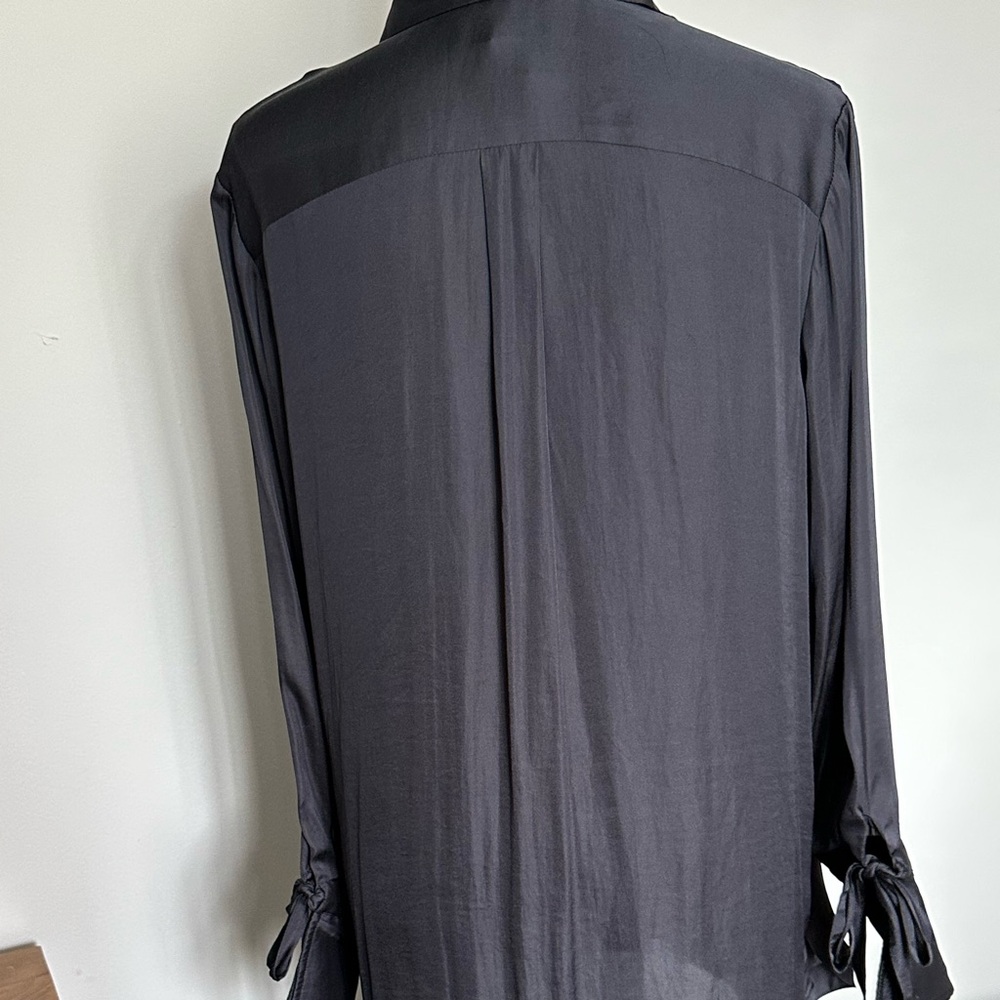 Banana Republic deep navy blue Parker Blouse